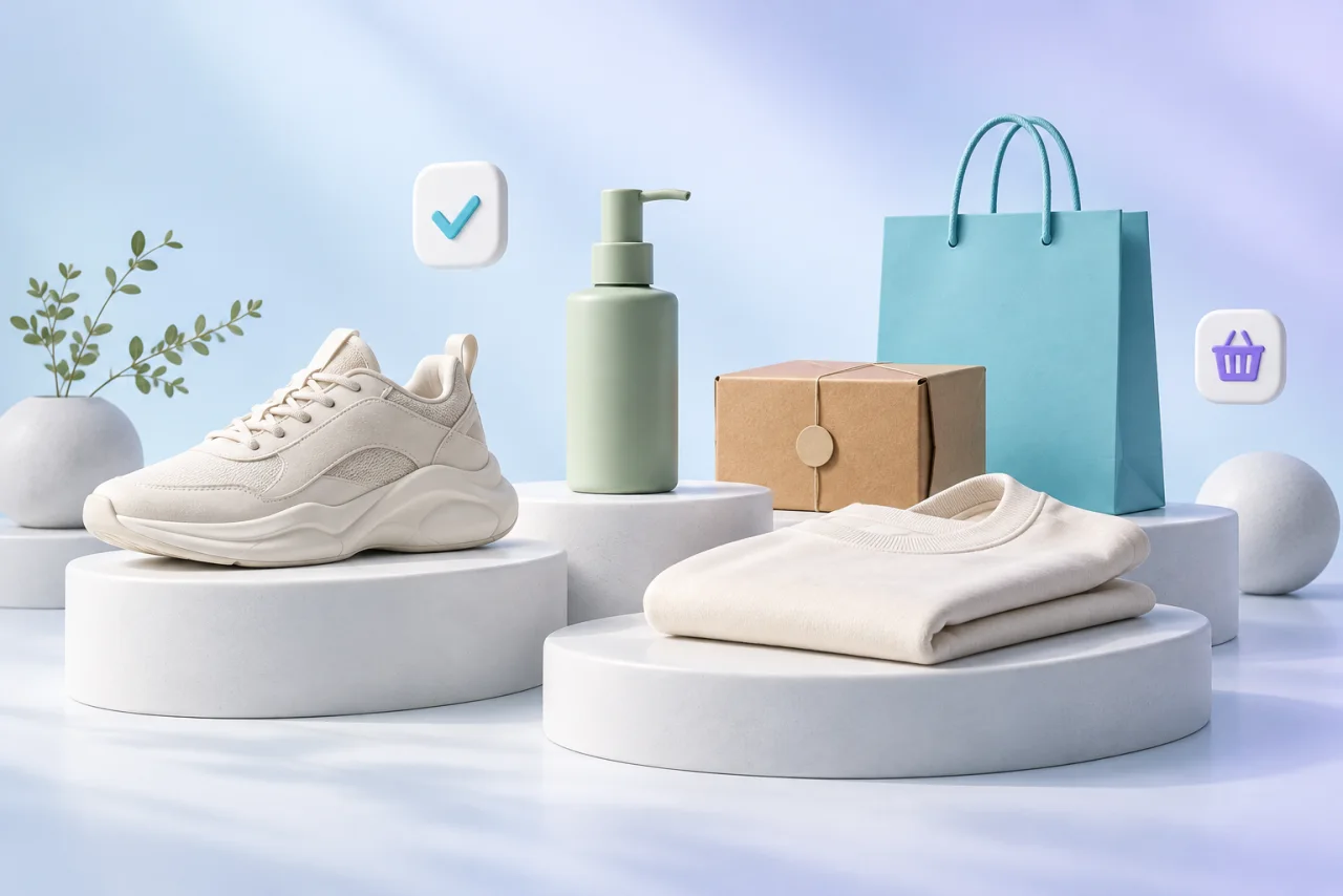 Pilihan produk dan kemasan brand untuk mulai berjualan online dengan Ckout
